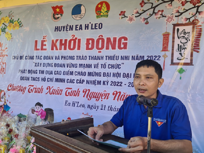Huyen doan Ea Hleo khoi đong chu de cong tac đoan va phong trao thanh thieu nhi 1